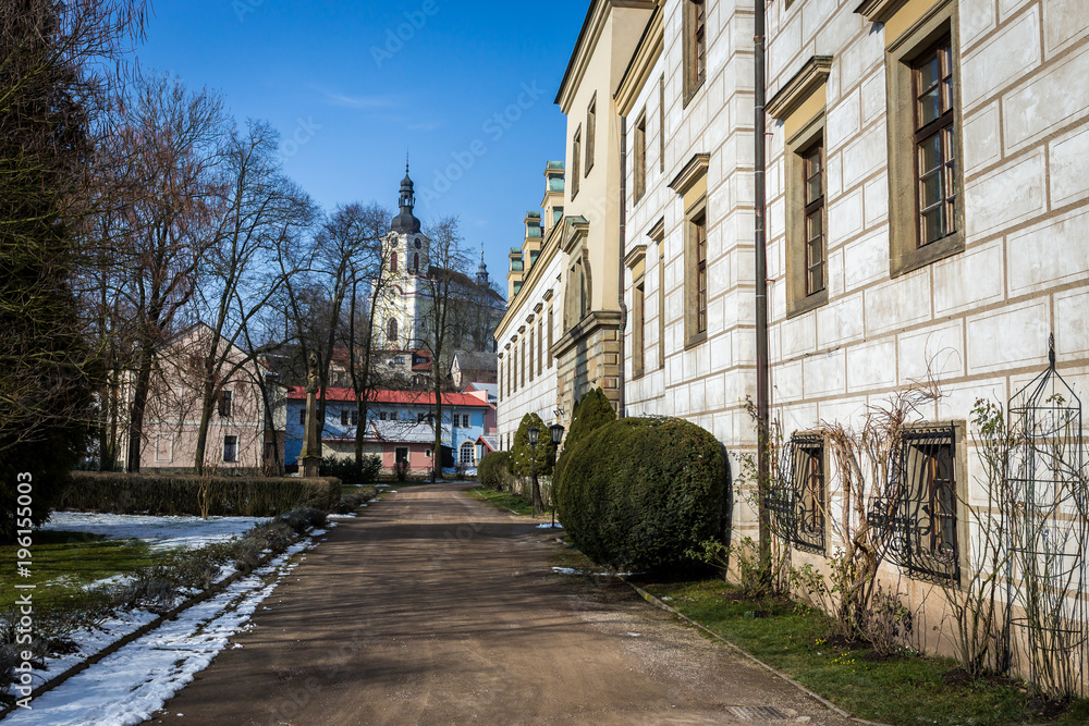 Historyczny pałac w Castolovice, Republika Czech - obrazy, fototapety, plakaty 