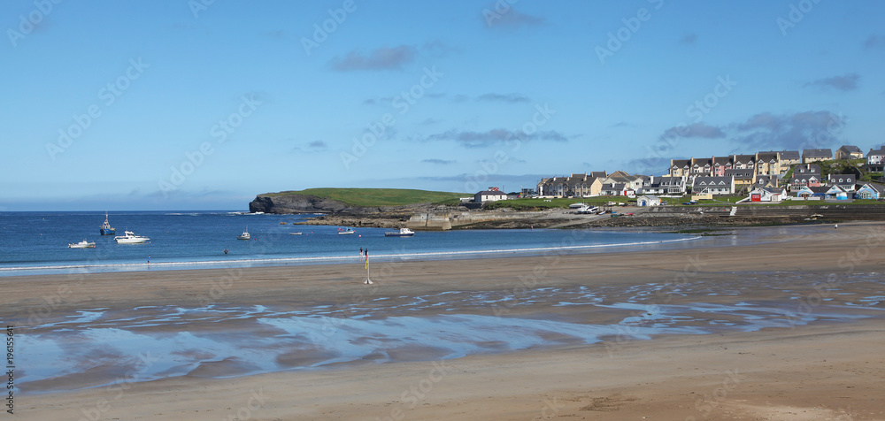 View to Kilkee beach in Ireland View to Kilkee beach in Ireland
