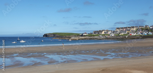 View to Kilkee beach in Ireland