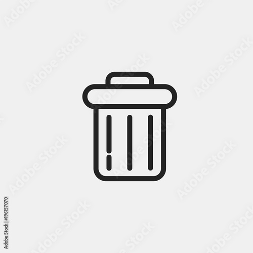 Trash Vector Flat Icon