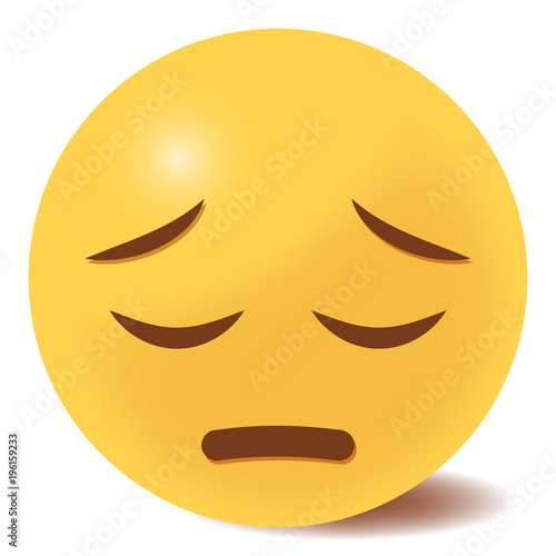Emoji bedauernd - 3D