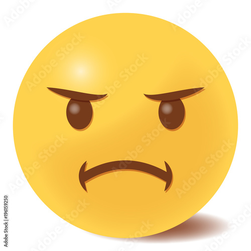 Emoji beleidigt - 3D