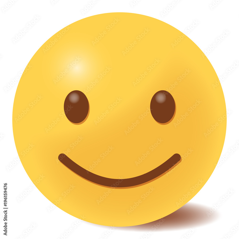 freuendes Emoticon - 3D freuendes Emoticon - 3D