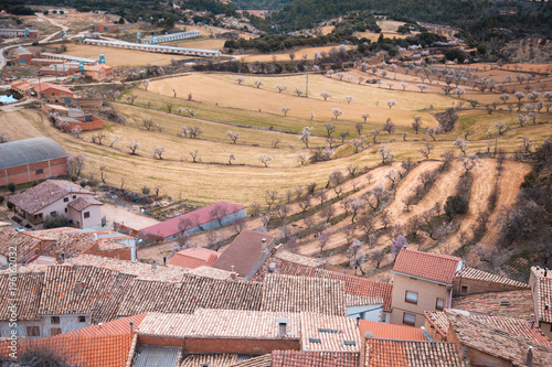 Town of Monroyo in the Mantarraya region of Spain Aragón Teruel photo