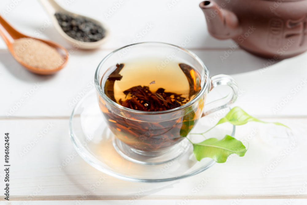 morning tea on the table morning tea on the table