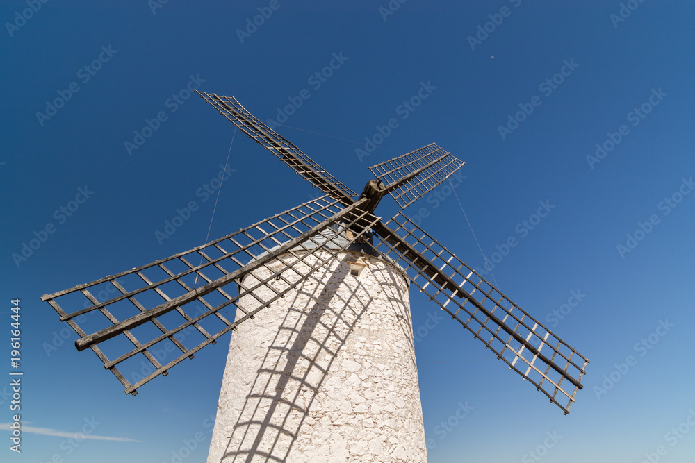 Old windmill in Toledo region of La Mancha