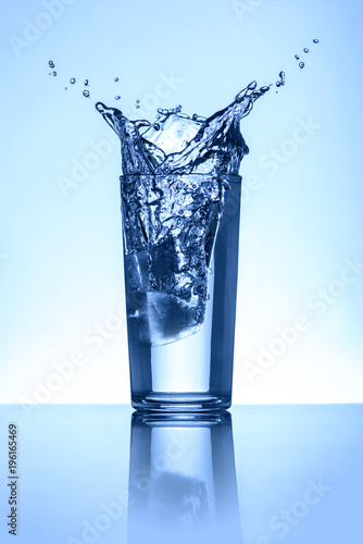 Water Splash in Glass