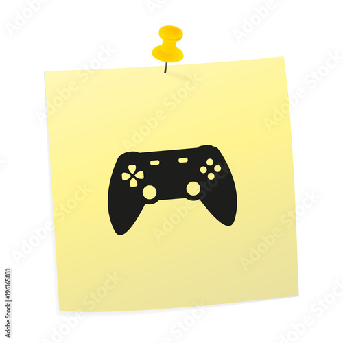 Notizzettel gelb - Controller