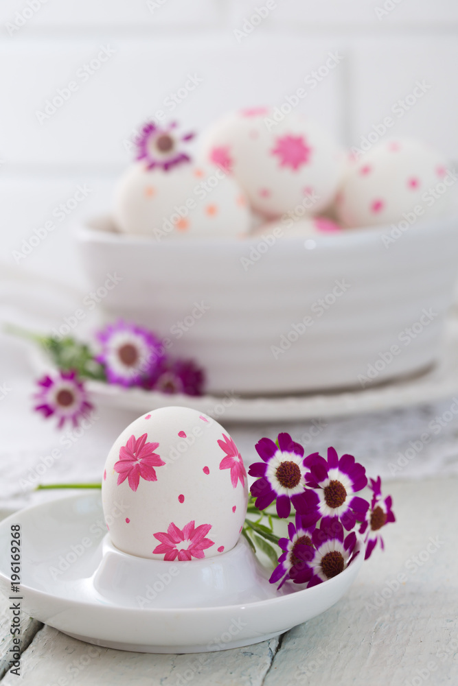 Easter egg on a stand