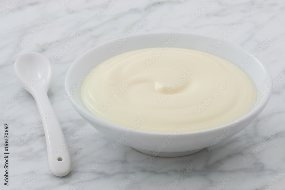 Fototapeta premium plain yogurt