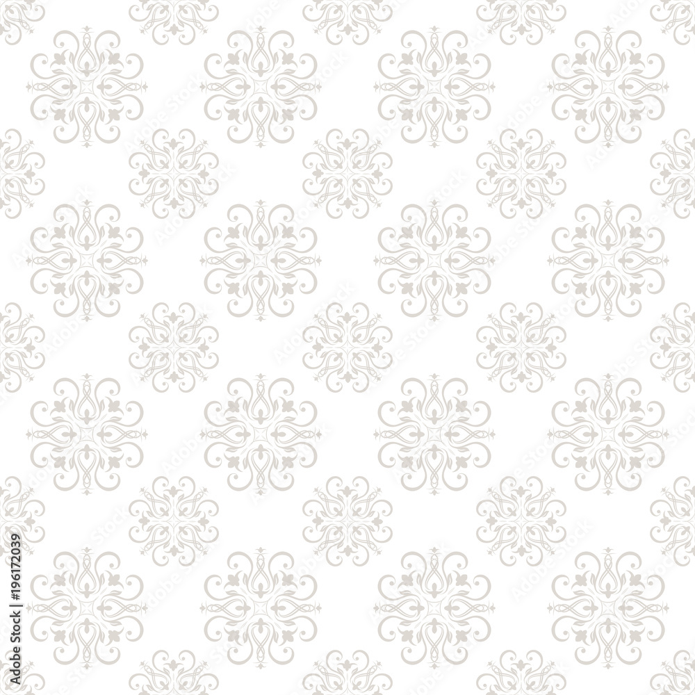 Floral pattern wallpapers in the style of Baroque . Modern texture illustration
