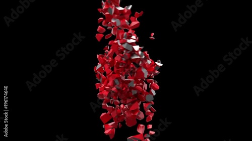 crystal is assembled from parts