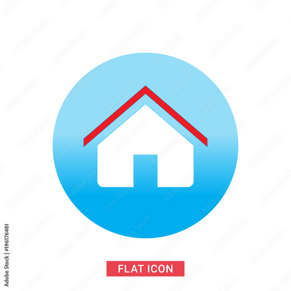 Home Ellipse White Vector Icon Home Ellipse White Vector Icon