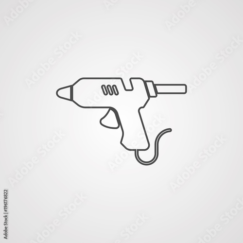 Glue gun icon