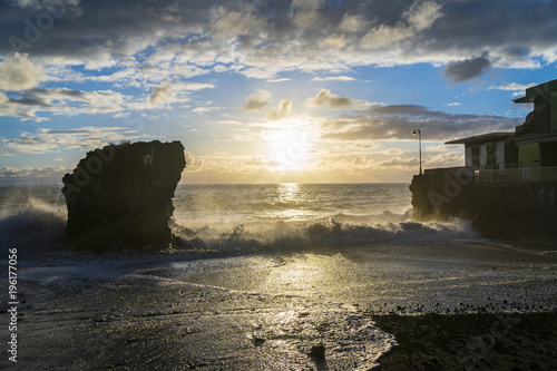 Great Sundowner in Puerto Naos ( Los Llanos de Aridane ) at La Palma / Canary Islands photo