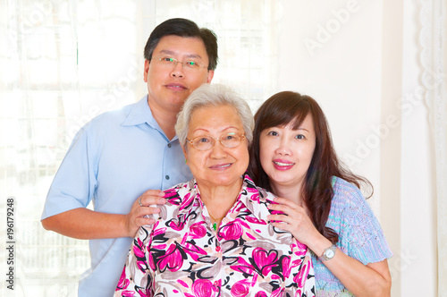 Asian family