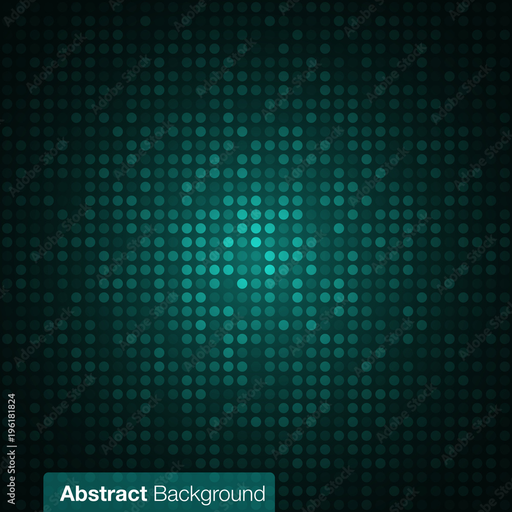 Abstract Dark Green Background. Vector illustration. 