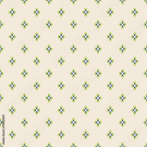 Abstract seamless pattern of rhombuses.