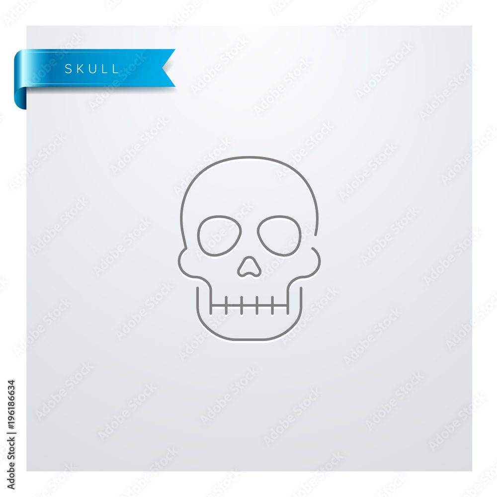 icône Crâne / Tête de mort icône Crâne / Tête de mort