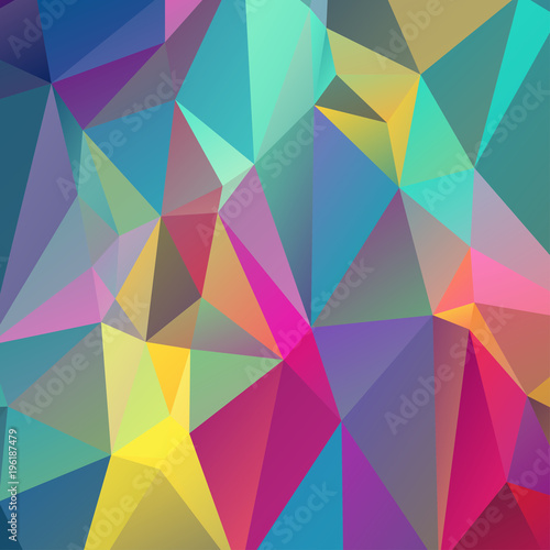 Εκτύπωση καμβά Abstract triangulation background