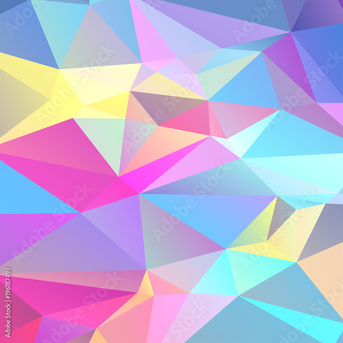 Abstract triangulation background. Bright. Texture. For your design.