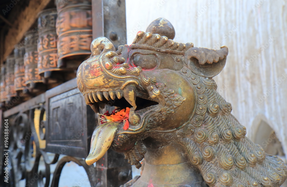 Swayambhunath Stupa temple Kathmandu Nepal