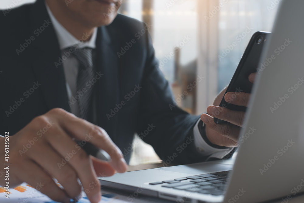 Working businessman Working businessman