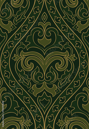 Green abstract pattern.