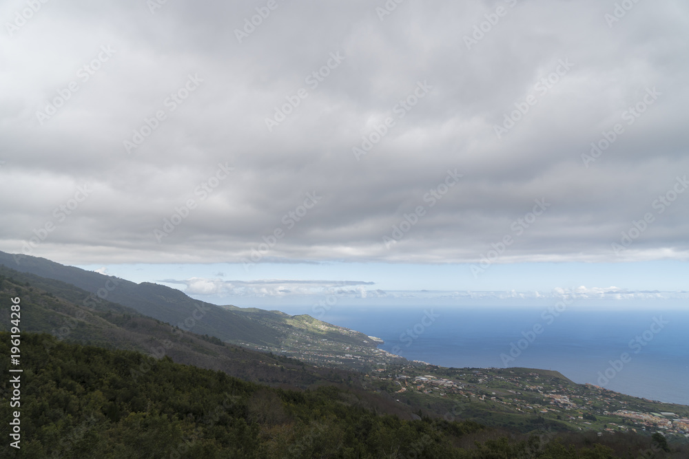 View over Los Cancajos an Santa Cruz de la Palma at La Palma / Canary Islands