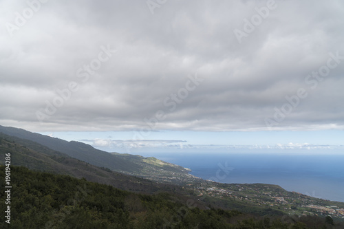 View over Los Cancajos an Santa Cruz de la Palma at La Palma / Canary Islands