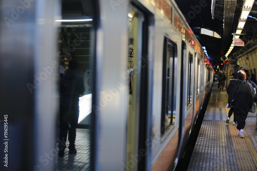 Photography tokyo train city view
