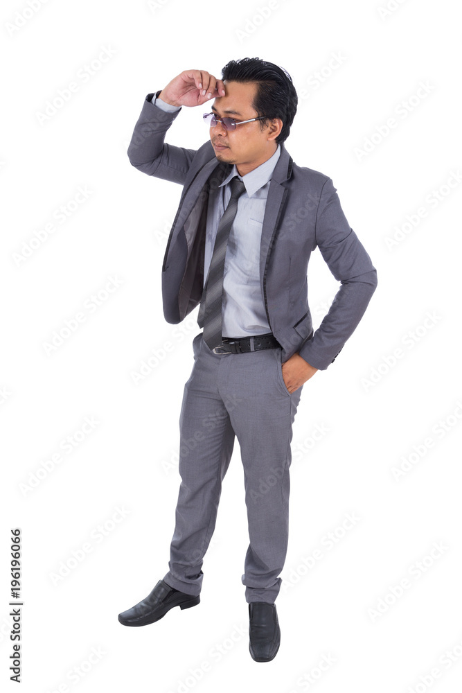 business man in suit isolated on white background business man in suit isolated on white background