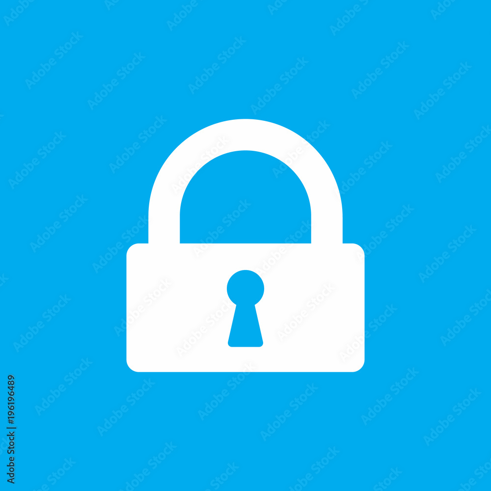 Lock icon, password, protection, security symbol Lock icon, password, protection, security symbol