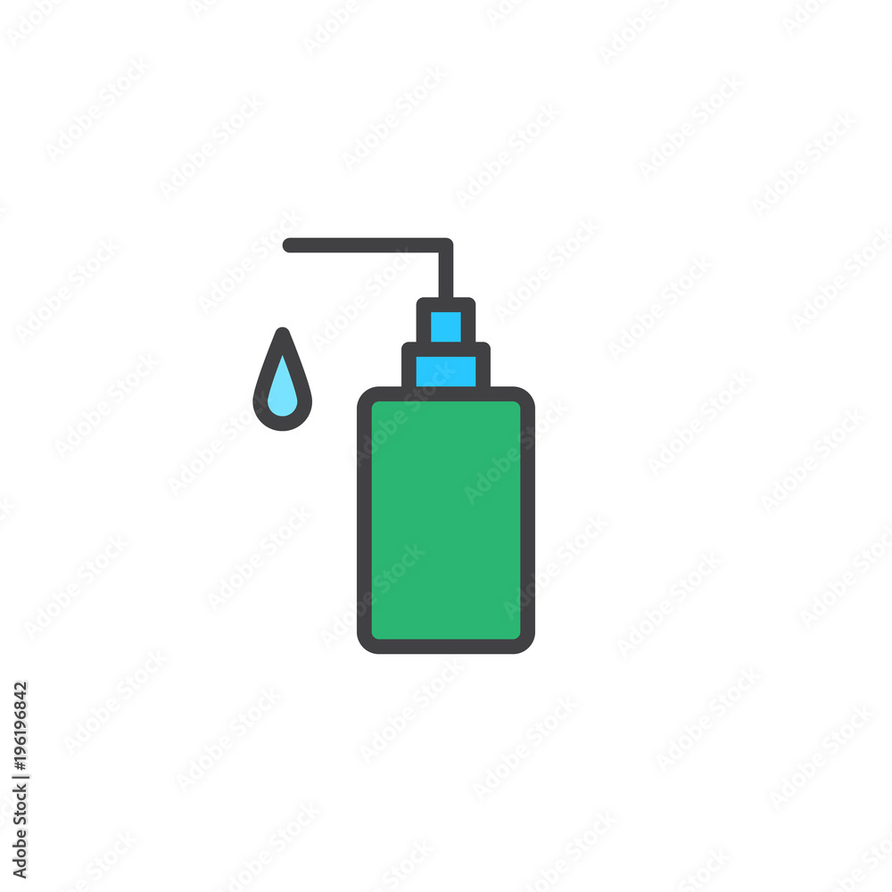 Hand soap filled outline icon, line vector sign, linear colorful pictogram isolated on white. Liquid soap bottle symbol, logo illustration. Pixel perfect vector graphics Hand soap filled outline icon, line vector sign, linear colorful pictogram isolated on white. Liquid soap bottle symbol, logo illustration. Pixel perfect vector graphics