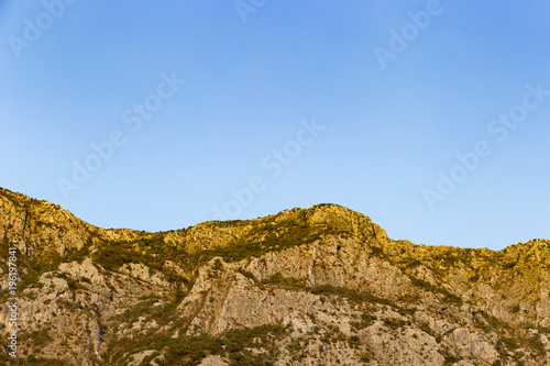 the mountains and the sky, the sunset reflected in the mountains © vilma3000