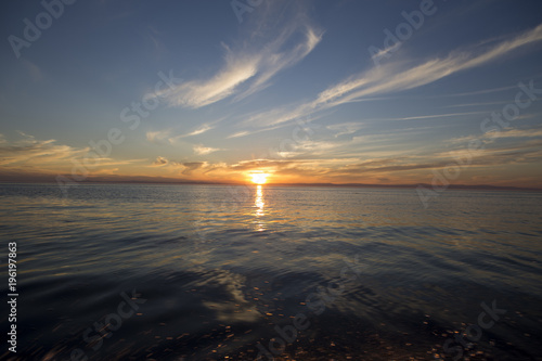 Fototapeta Zachód słońca nad jeziorem Bajkał