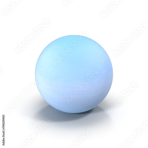 Uranus Planet on white. 3D illustration