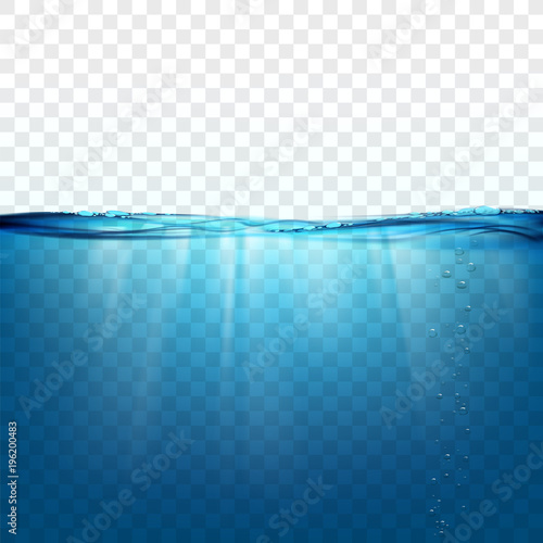 Water wave surface