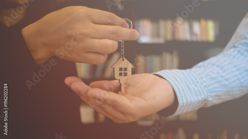 Wallpaper Mural Housing company good teamwork, housing business concept Torontodigital.ca