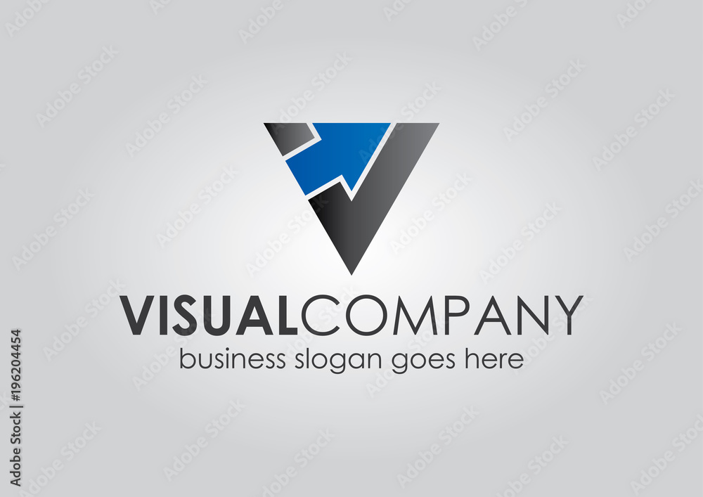 V Letter Business Logo V Letter Business Logo