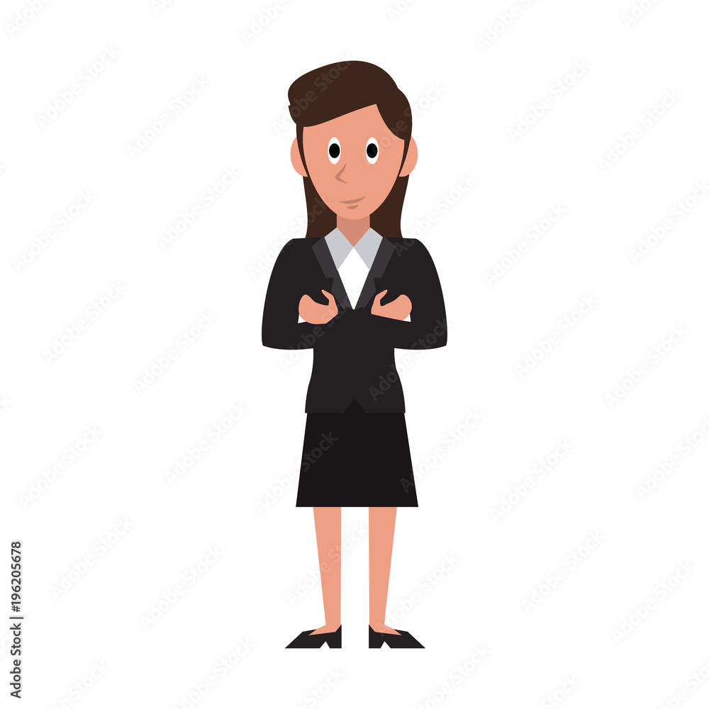 Business woman cartoon vector illustration graphic design Business woman cartoon vector illustration graphic design