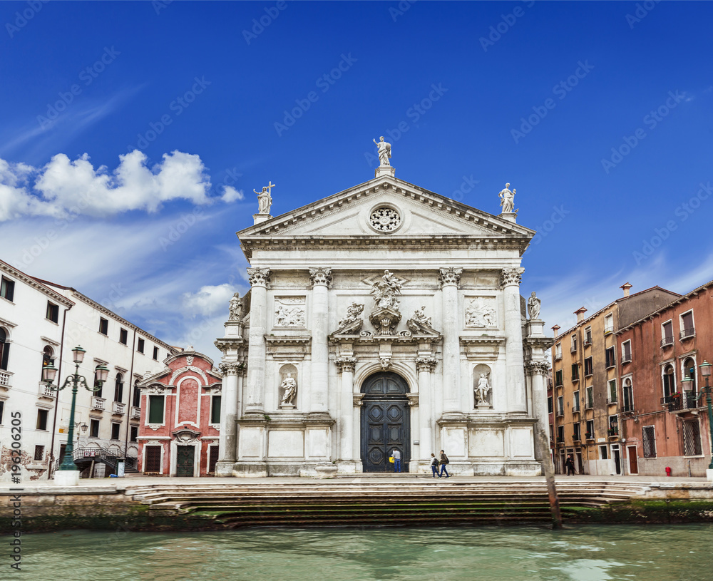 Church of San Stae in the district of Santa Croce, Venice, Italy