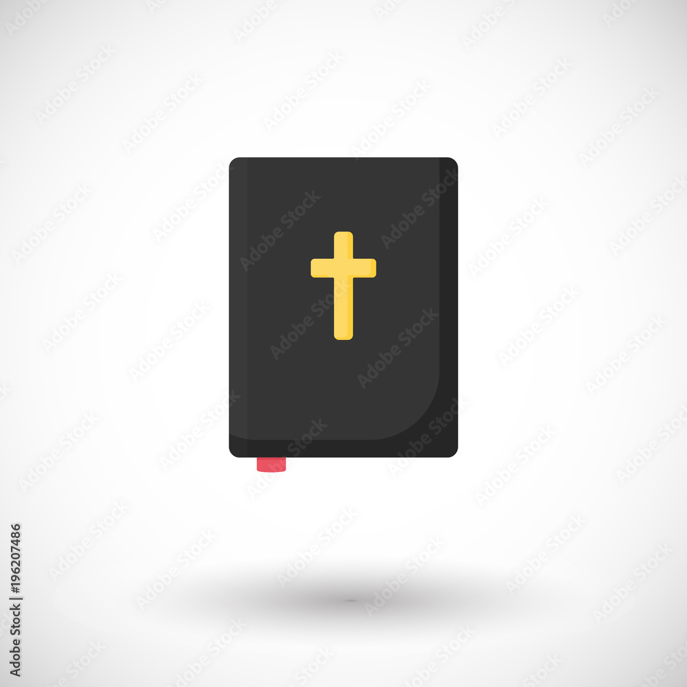 Holy bible vector flat icon Holy bible vector flat icon