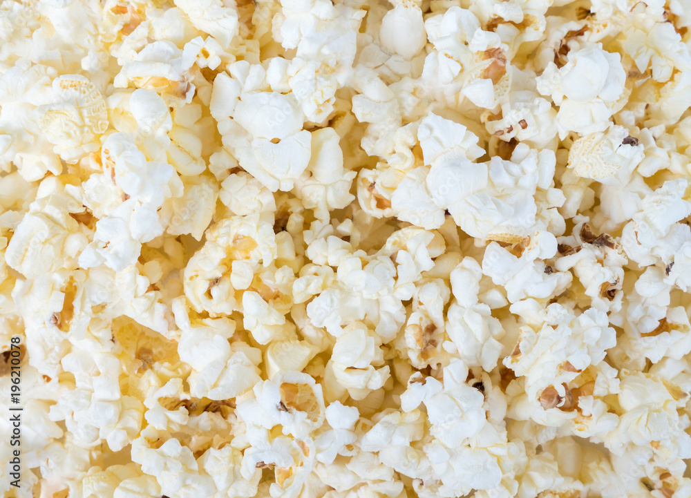 Fresh salted popcorn from the snack bar. Fresh salted popcorn from the snack bar.