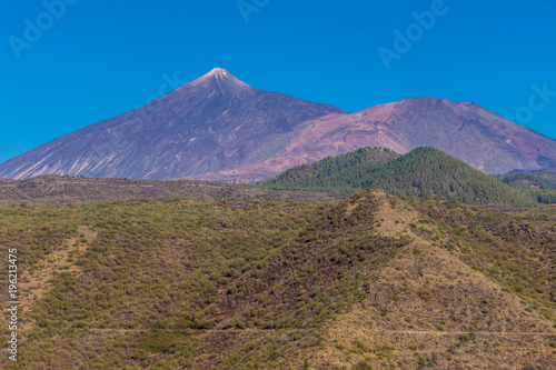 Blick auf den Gipfel des Teide-Vulkans auf Teneriffa