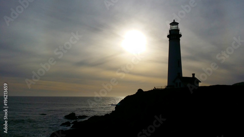 A Lighthouse at Dusk