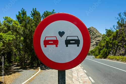 Override prohibited sign with a personal touch