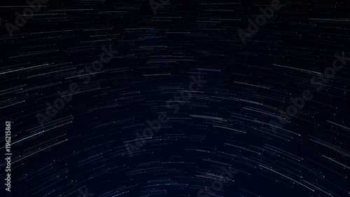 Wallpaper Mural star trail galaxy in stunning night Torontodigital.ca