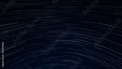 Wallpaper Mural star trail galaxy in stunning night Torontodigital.ca