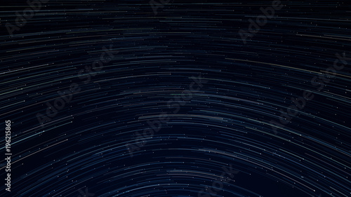 Wallpaper Mural star trail galaxy in stunning night Torontodigital.ca